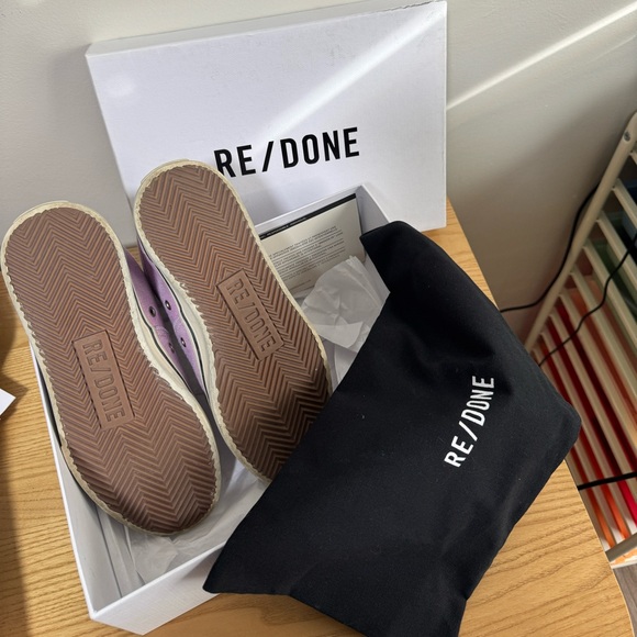 RE/DONE ✨new with box✨ '70s Skate low-top sneakers faded lilac - size 39 / 8.5 - Picture 10 of 15